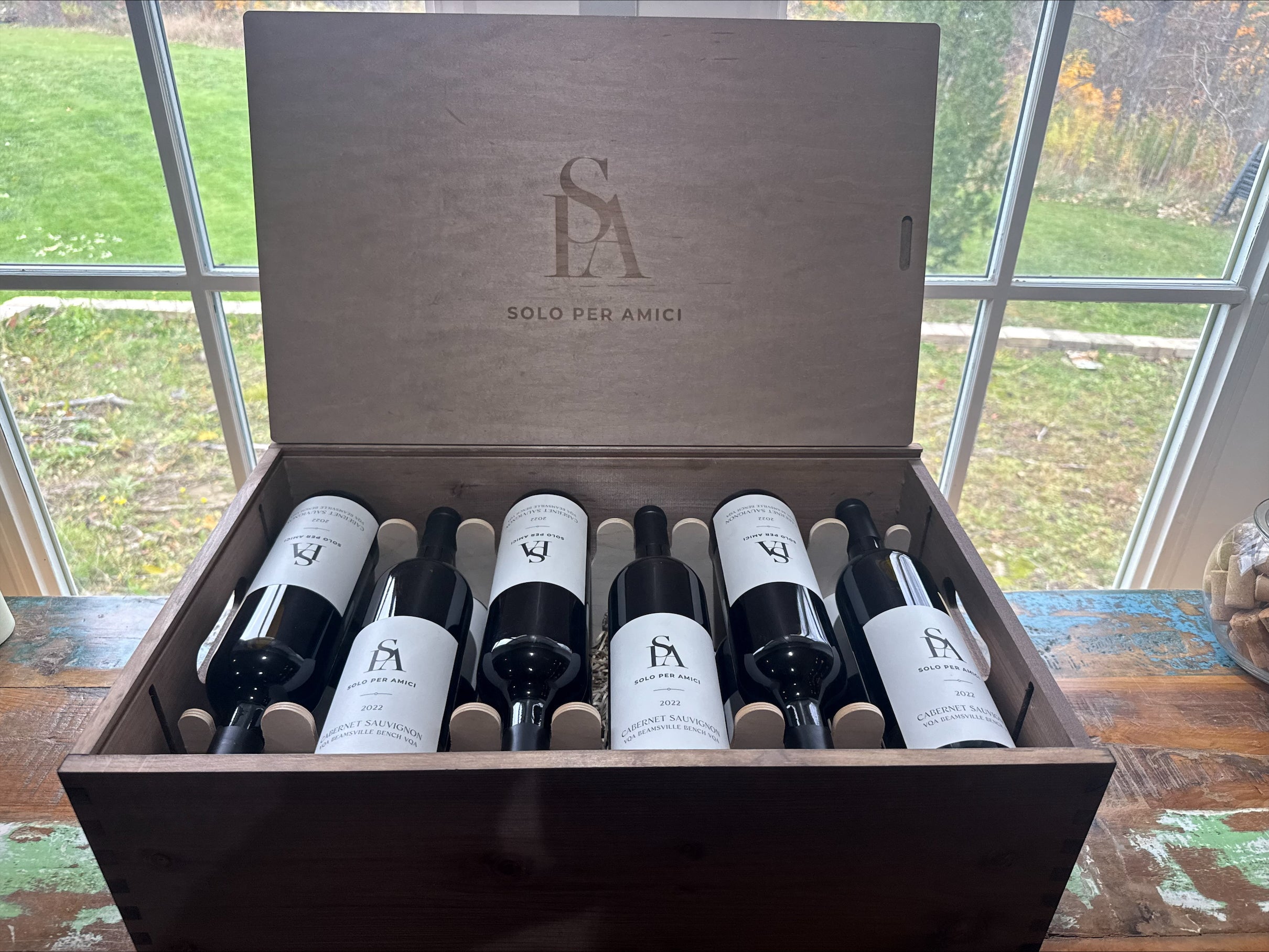 Solo per Amici 2022 Cabernet Sauvignon – Niagara Custom Crush Studio